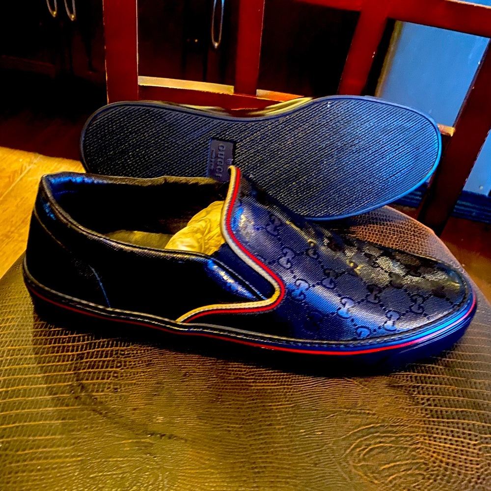Gucci slip on boat shoes excellent condition size 12